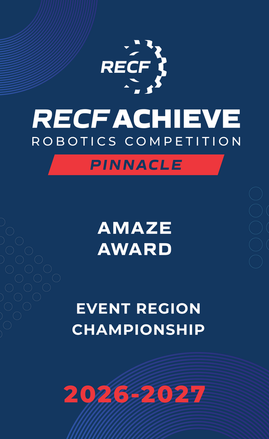 RECF ACHIEVE - Robotics Competition Award Banners