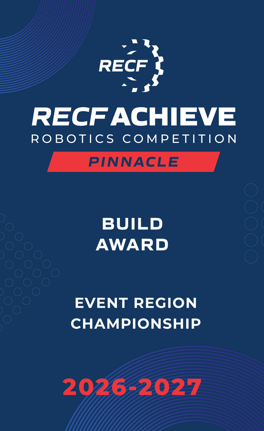 RECF ACHIEVE - Robotics Competition Award Banners