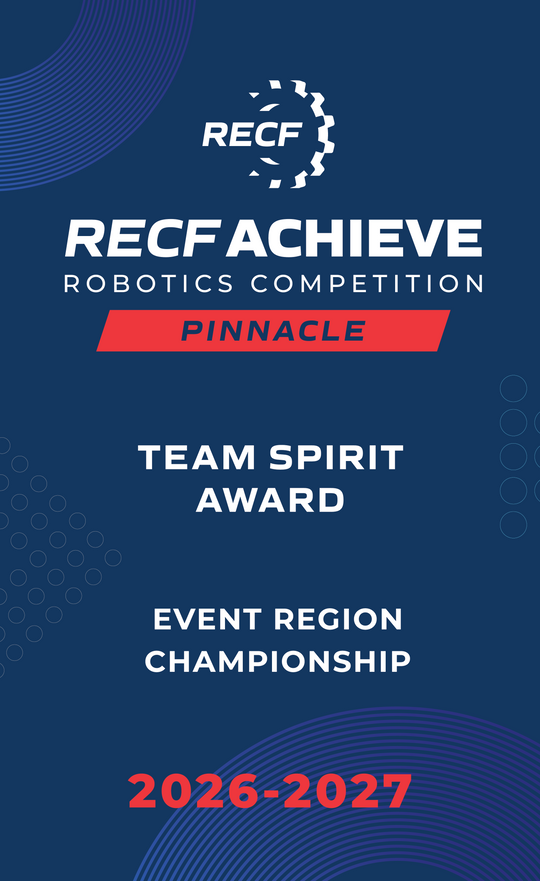 RECF ACHIEVE - Robotics Competition Award Banners
