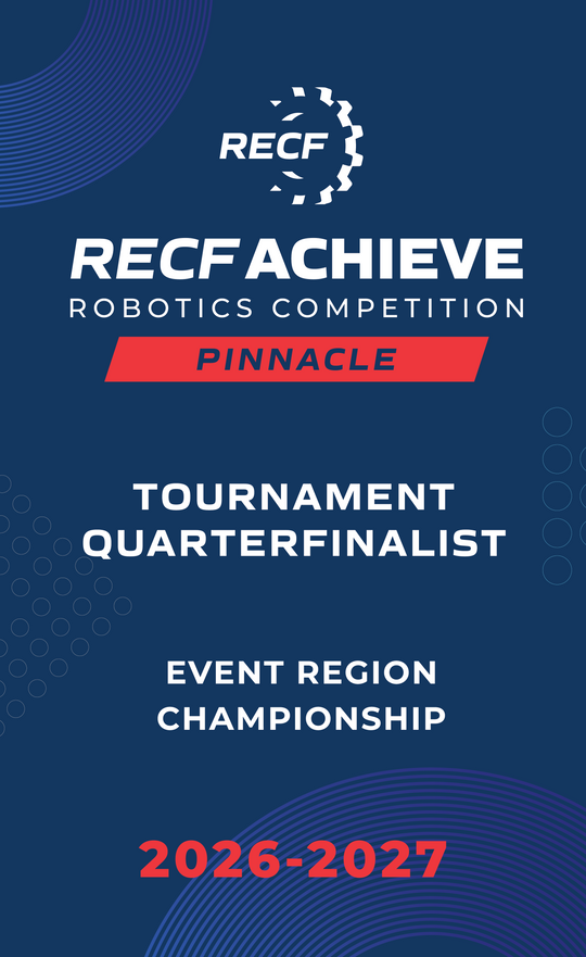 RECF ACHIEVE - Robotics Competition Award Banners
