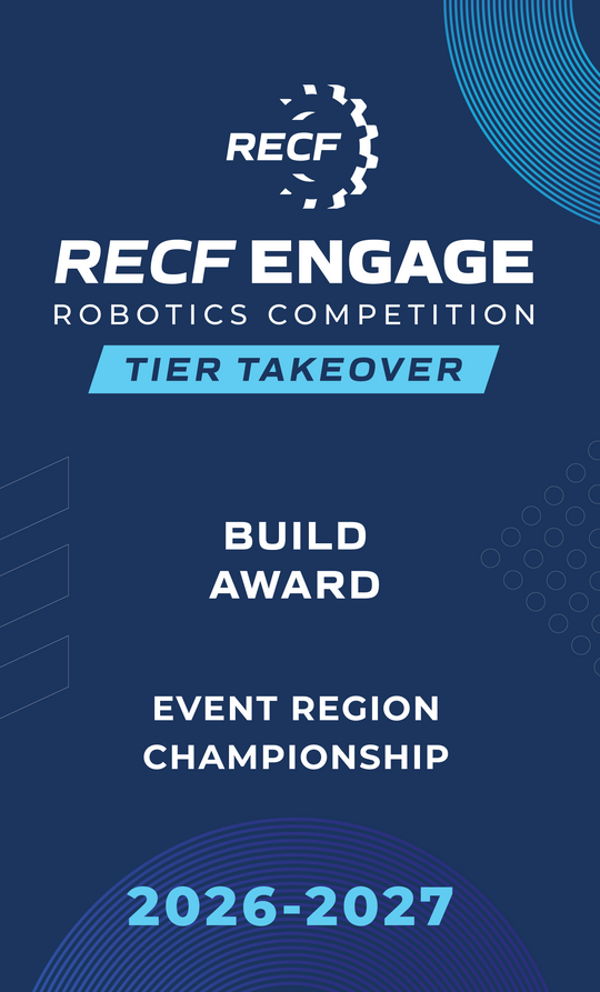RECF ENGAGE - Robotics Competition Award Banners