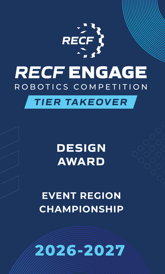 RECF ENGAGE - Robotics Competition Award Banners