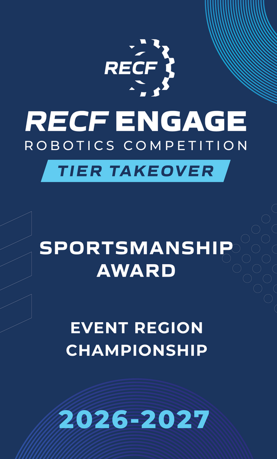 RECF ENGAGE - Robotics Competition Award Banners