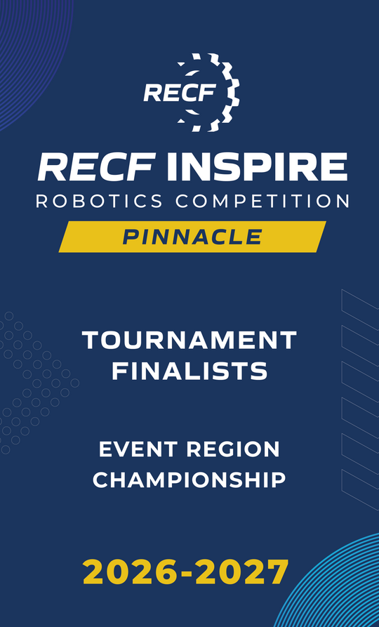 RECF INSPIRE - Robotics Competition Award Banners