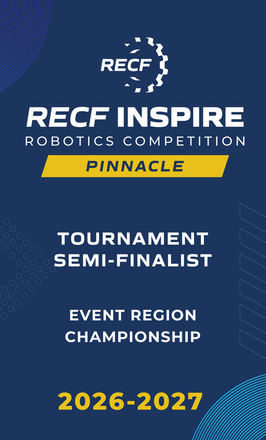 RECF INSPIRE - Robotics Competition Award Banners